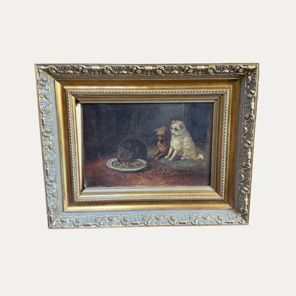 19th Century Dog Painting