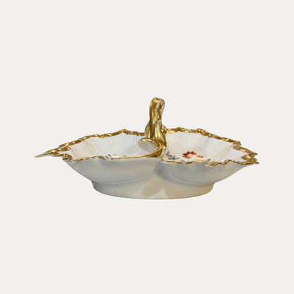 19th Century Old Paris Porcelain Candy Bowl