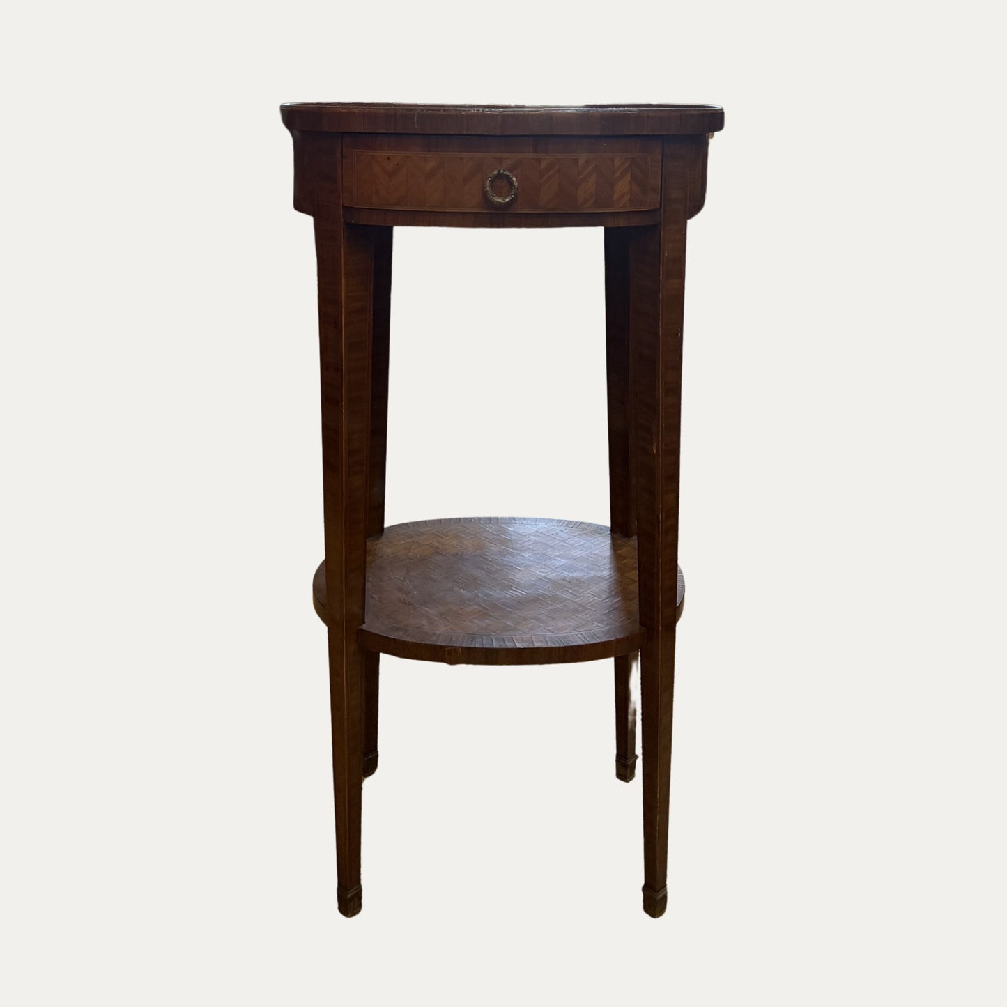 Antique Parquetry French Side Table
