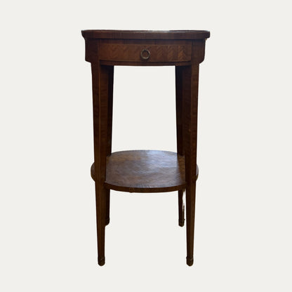Antique Parquetry French Side Table