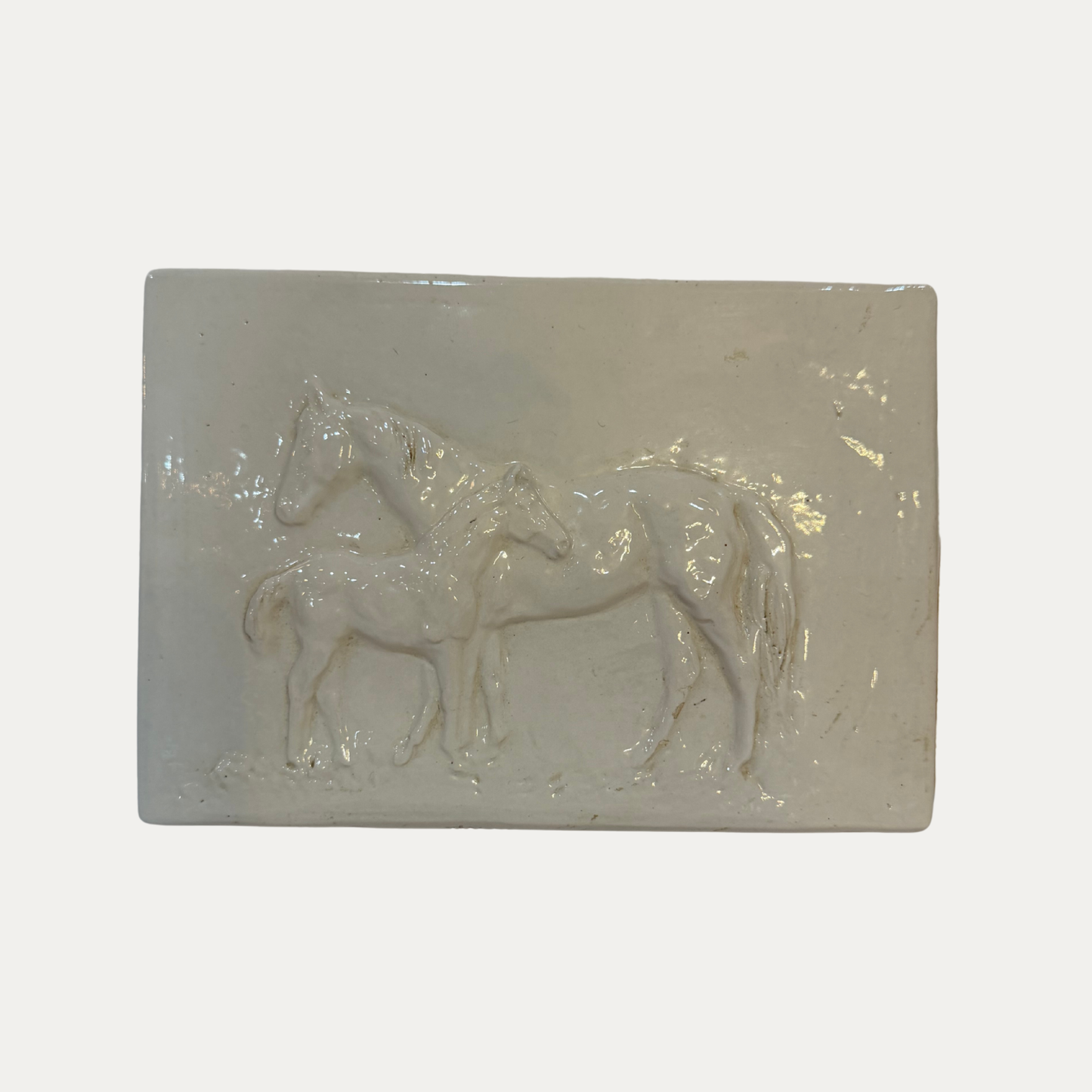 Vintage Horse Tile Handmade