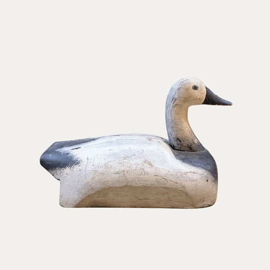 Early 20th Century American Carved Elder Duck Decoys Pair (2)