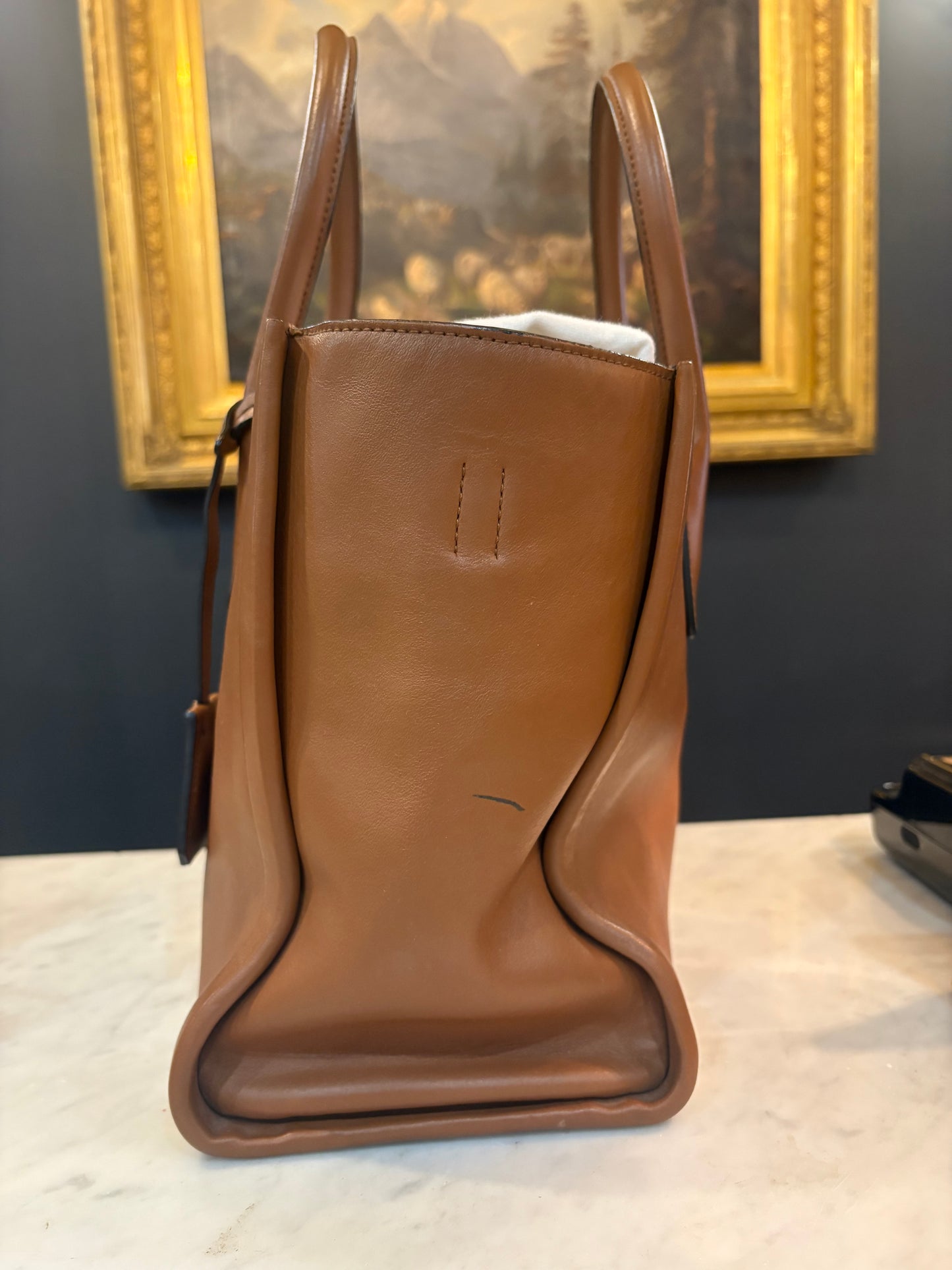 Prada Galleria Tote Large In Caramel