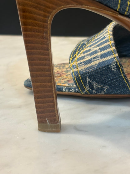 Louis Vuitton Early 2000s Denim Collection Stilletos (Size 9)