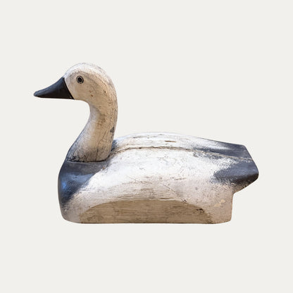 Early 20th Century American Carved Elder Duck Decoys Pair (2)