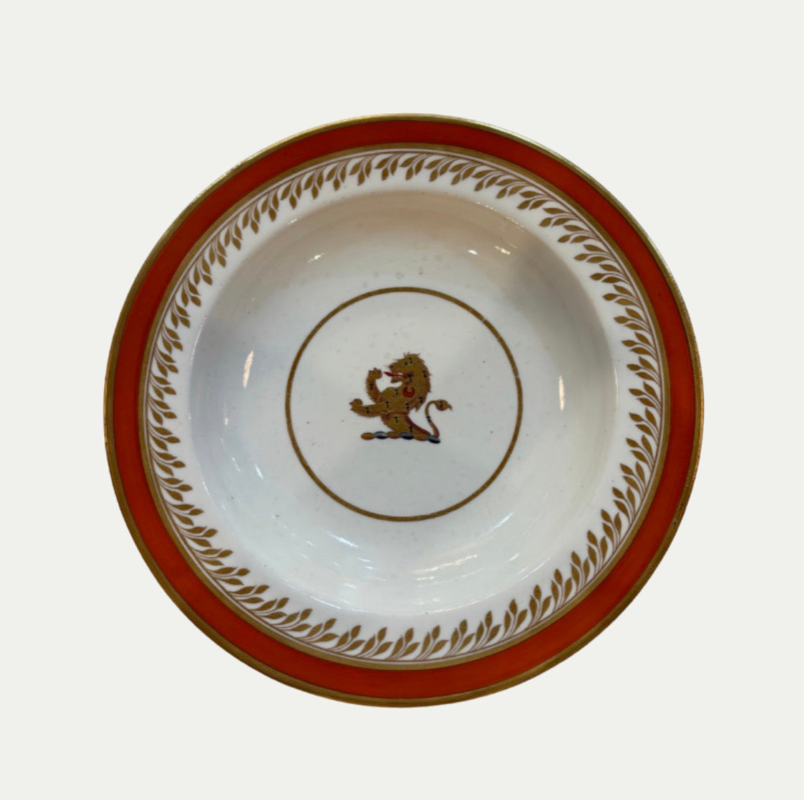 Set Of Four 18th Century Chamberlains Worcester Armorial Plates