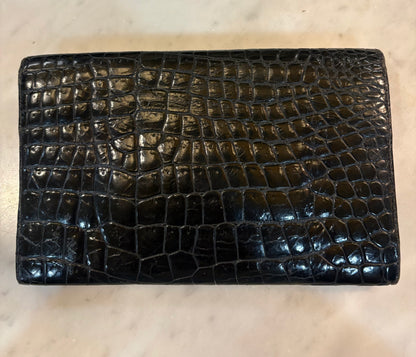 Vintage Gianni Versace Embossed Leather Wallet