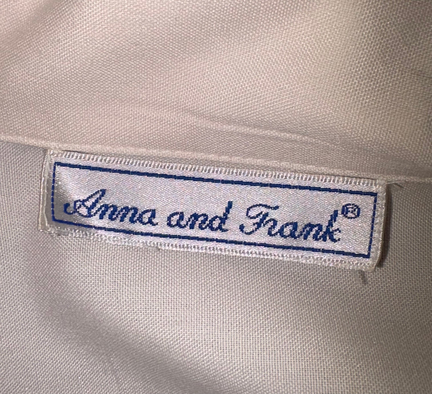 Anna And Frank Cream Silk Blouse (Size L)
