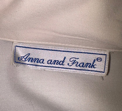 Anna And Frank Cream Silk Blouse (Size L)