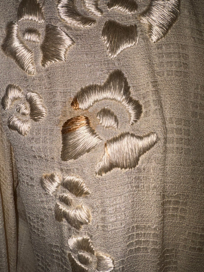 Vintage 1970s Galanos Silk Ensemble (Size XS)