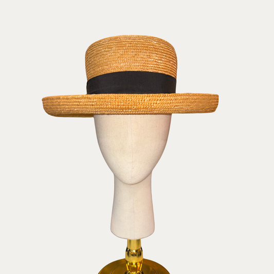 Vintage Patricia Underwood Boater Hat