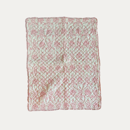 Vintage Pink Cotton Pamela Klein Quilt
