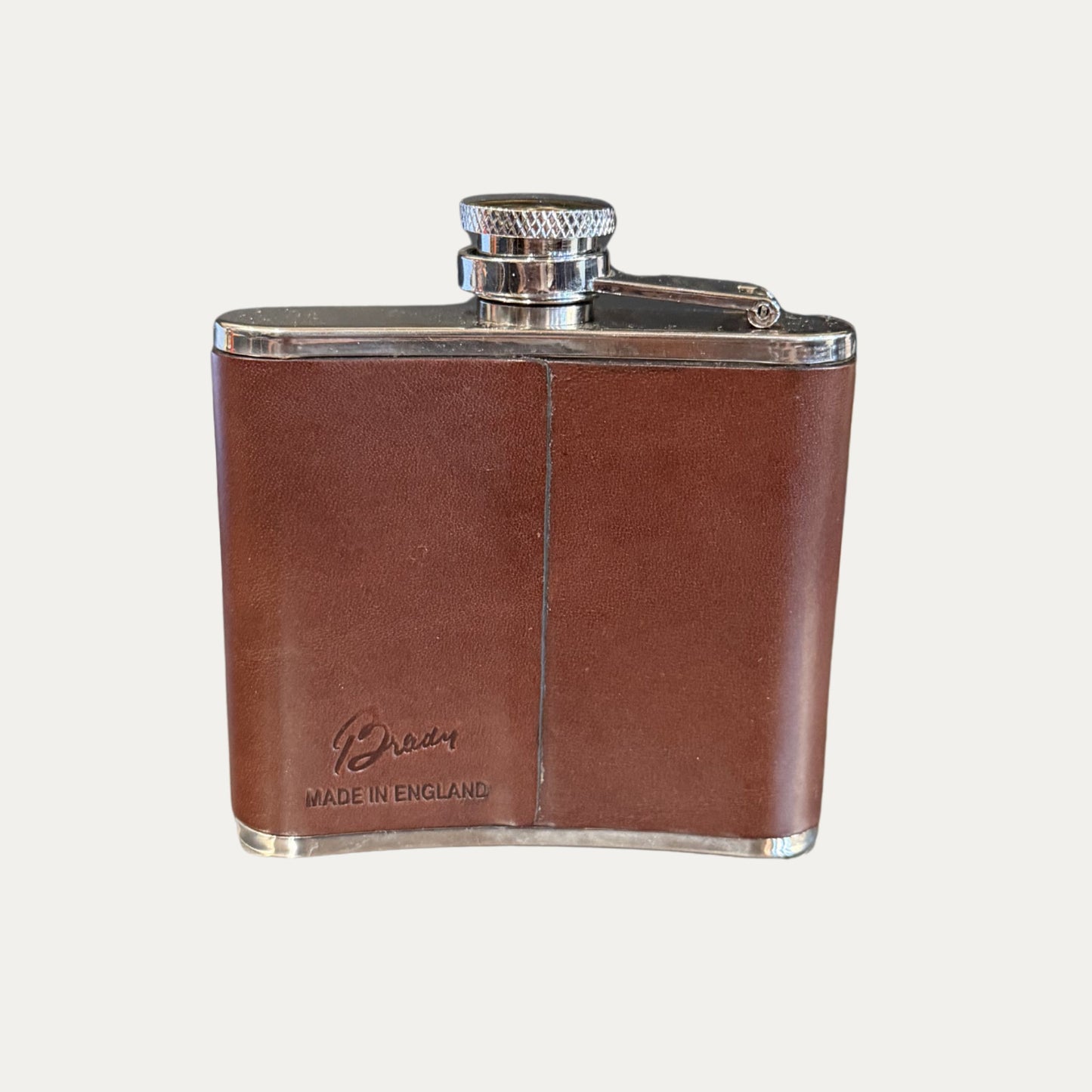 Brady Leather Flask