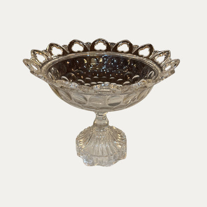 Orion Thumbprint Compote by Canton Glass Co.