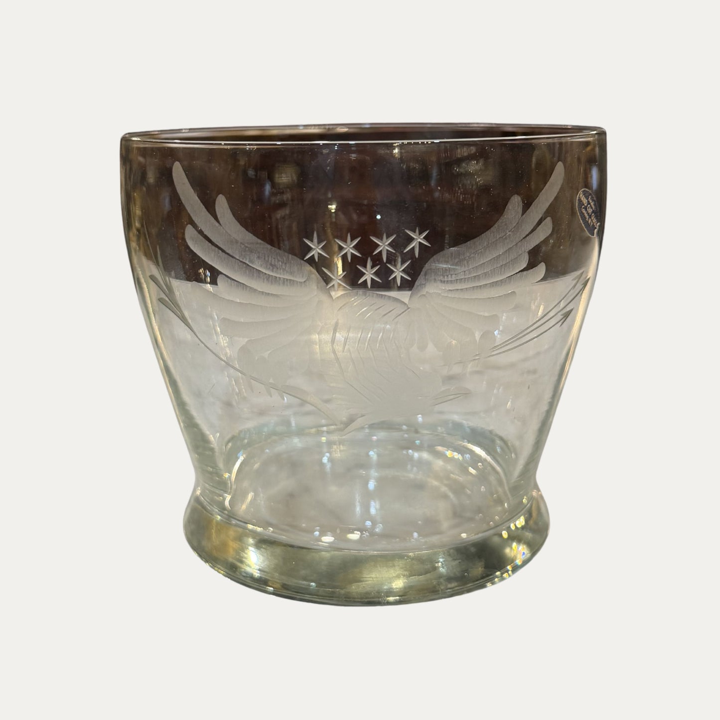 Vintage Engraved Eagle Ice Bucket