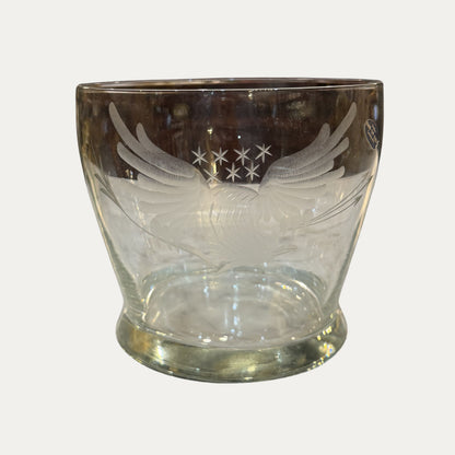 Vintage Engraved Eagle Ice Bucket