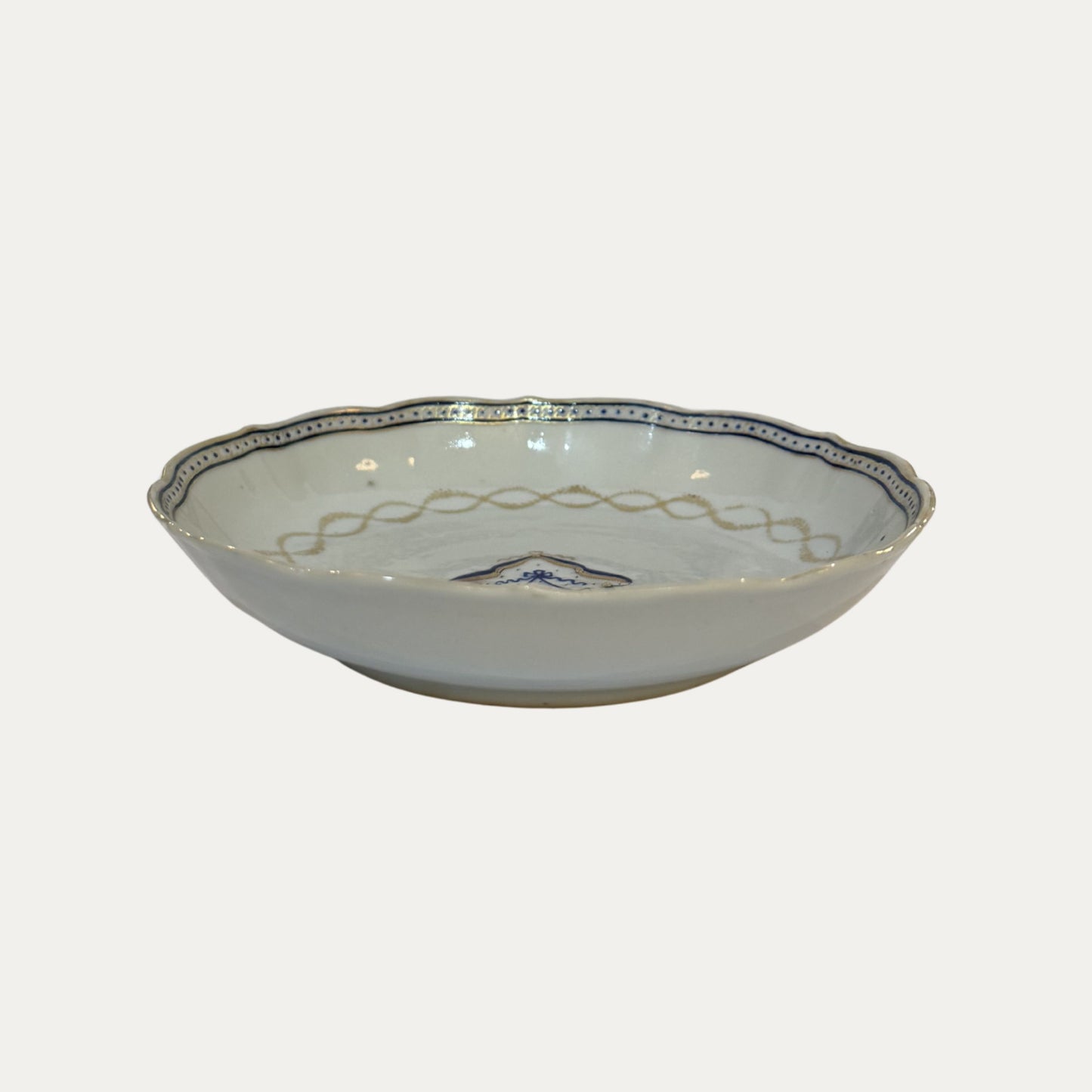 Antique Chinese Export Saucer 1790's-1810's