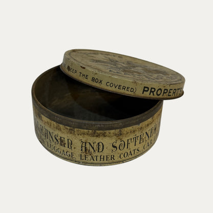 Vintage Leather Saddle Soap Dish