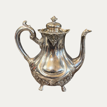 Vintage Silver Plated Coffee Pot and Sugar Pot