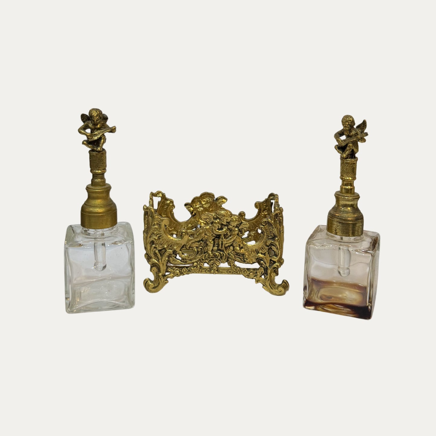 Antique Cherub Perfume Bottles