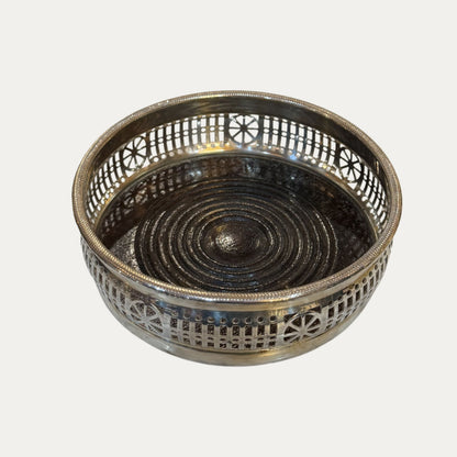 English Sheffield circa 1840's Barker and Ellis Wine Coaster