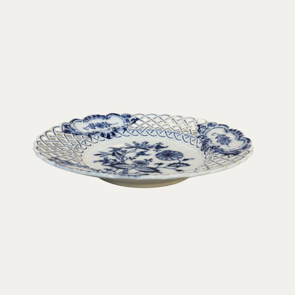 Vintage Meissen Blue Onion Porcelain Plate