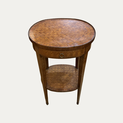 Antique Parquetry French Side Table