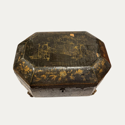 Antique Late 18th Century Chinoiserie Box