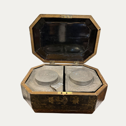 Antique 19th Century Chinoiserie Tea Caddy