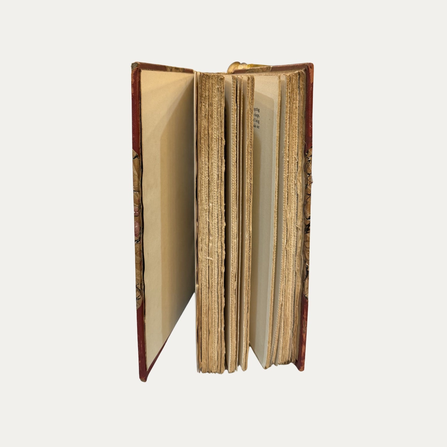Antique Leather and Marble Book Smolletts Works (Book 5)