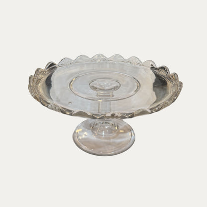 Antique Handblown Cake Stand