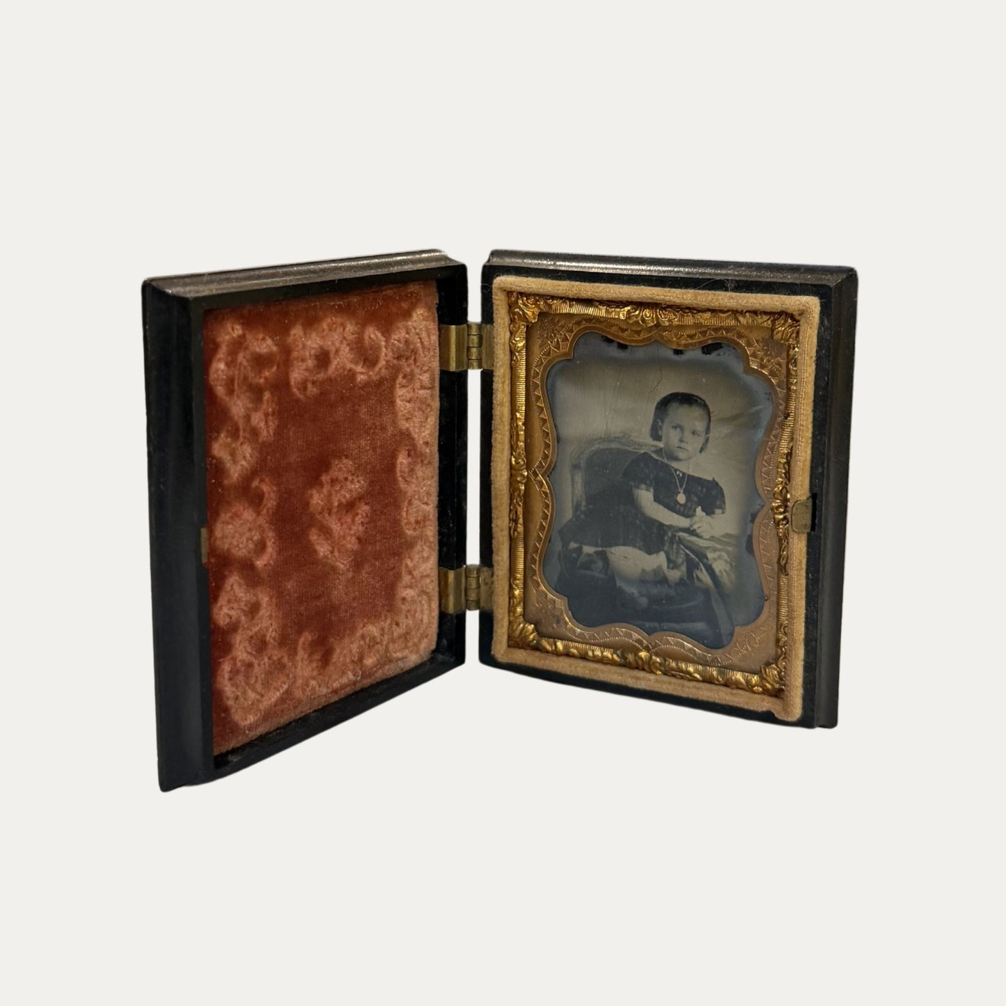 Antique Ambrotype of Little Girl