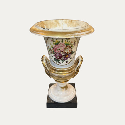 Antique 19th Century Old Pairs Porcelain Urn