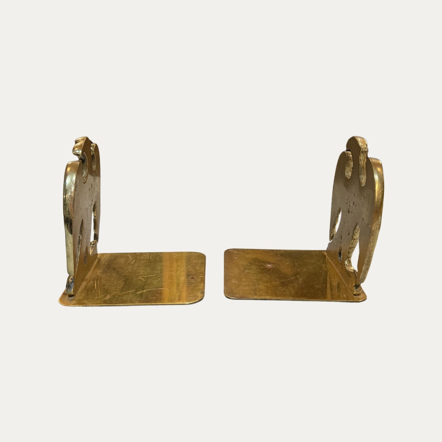 Vintage Brass Eagle Bookends Pair (2)