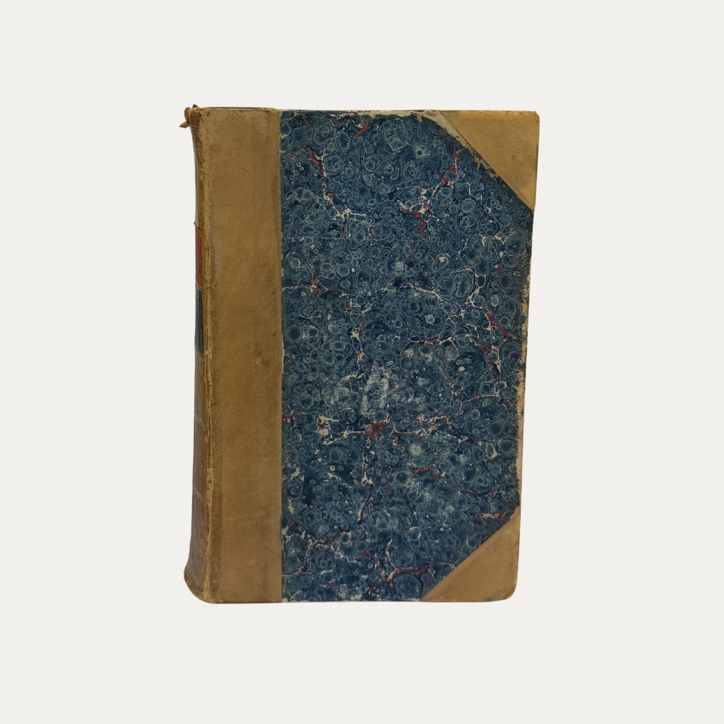 Antique Leather and Marble Racing Book
