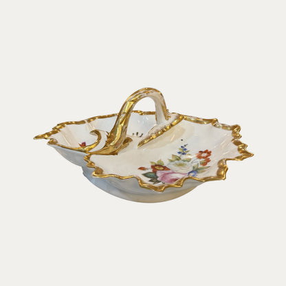 19th Century Old Paris Porcelain Candy Bowl