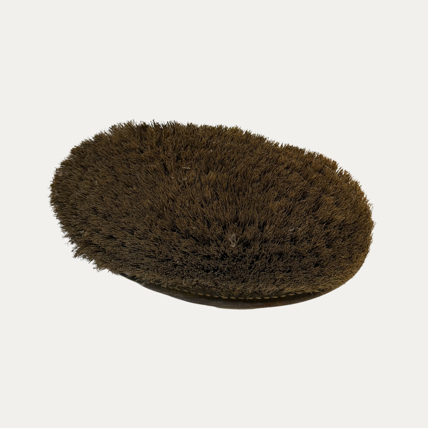 Antique English Leather Horse Brush