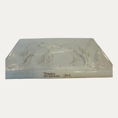 Vintage Horse Tile Handmade