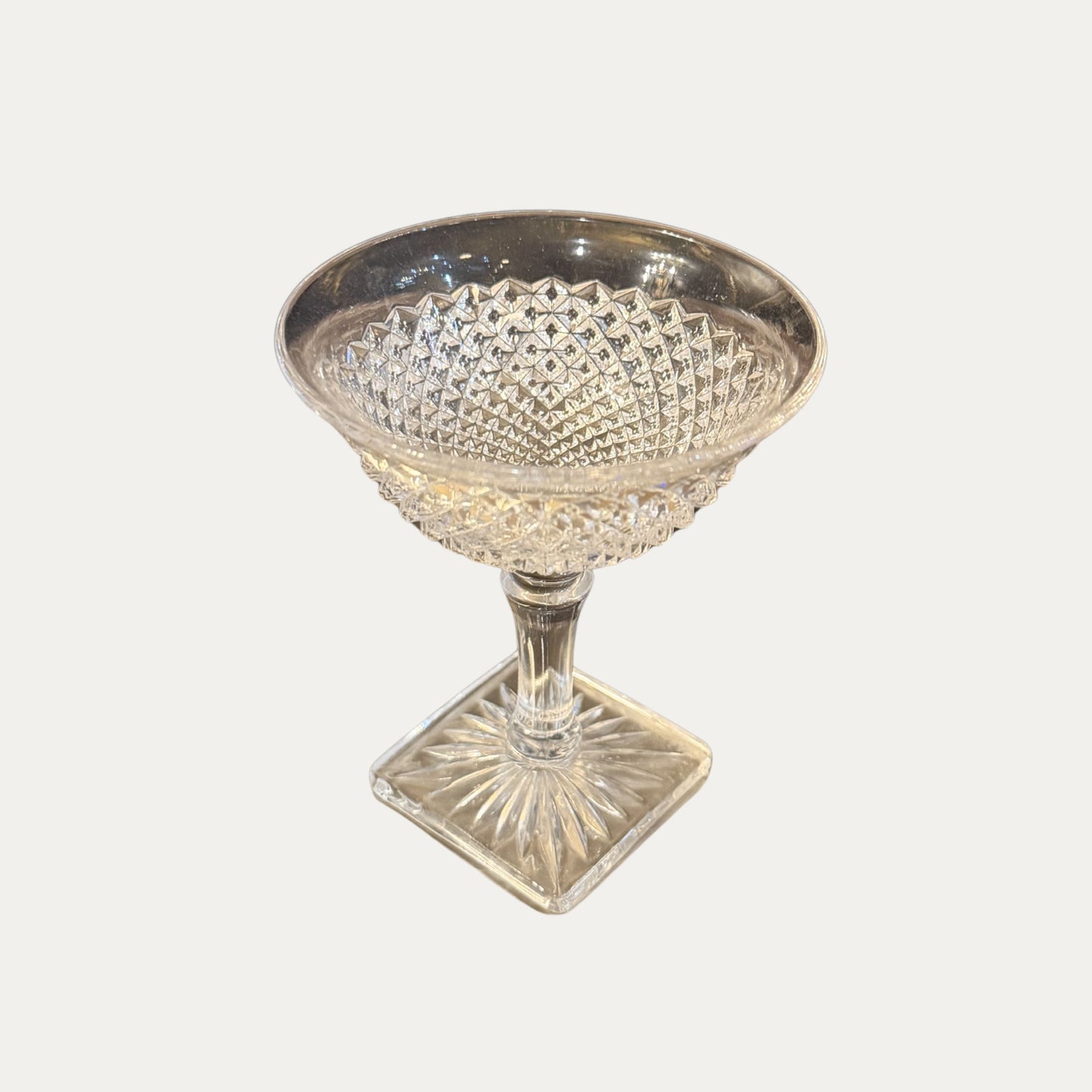 Antique Glass Sherbet/Dessert Champagne Glasses