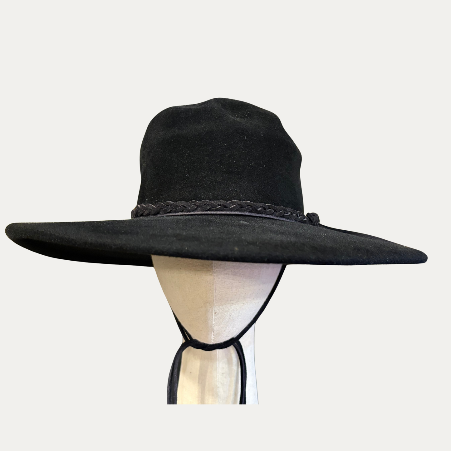 Vintage Don Cline Black Felt Hat