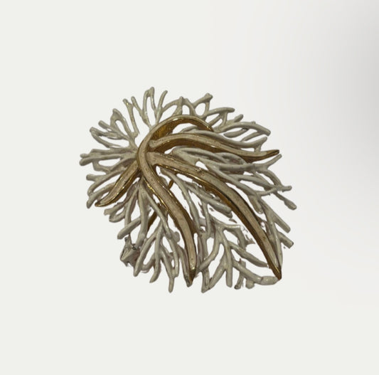 Vintage Coral Brooch
