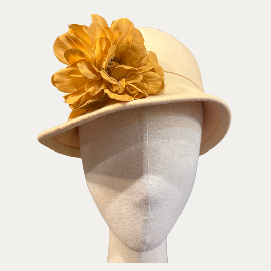 Vintage Saks Fifth Avenue Felt Cloche Hat