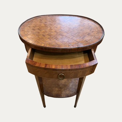 Antique Parquetry French Side Table