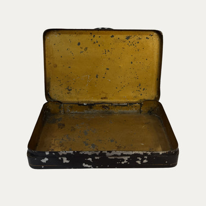 Antique 1830's Painted Tin Box