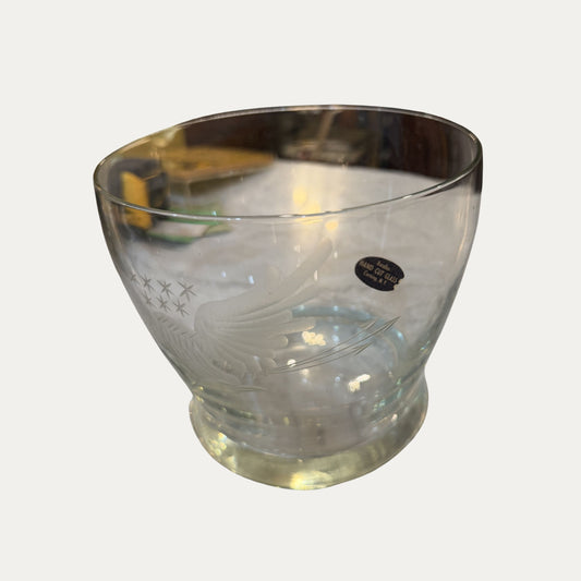 Vintage Engraved Eagle Ice Bucket