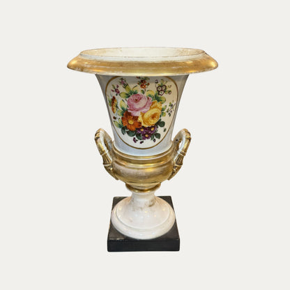 Antique 19th Century Old Pairs Porcelain Urn