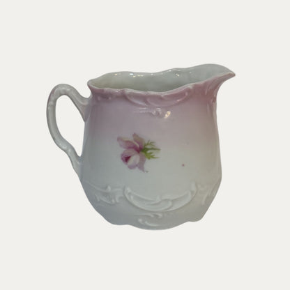 Antique Rose Porcelain Small Pitcher