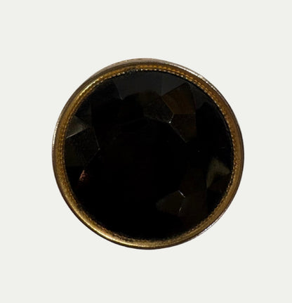Vintage Round Costume Brooch