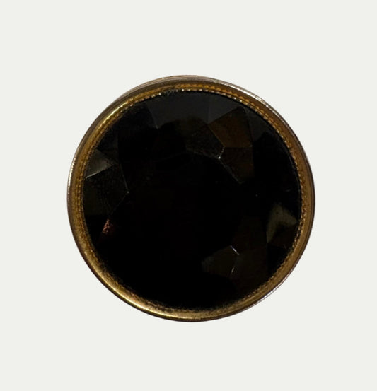 Vintage Round Costume Brooch