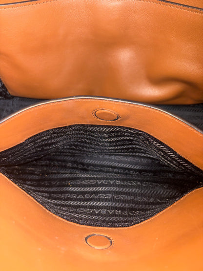 Prada Galleria Tote Large In Caramel